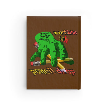 I don't care that your green - journal-lined (brown)