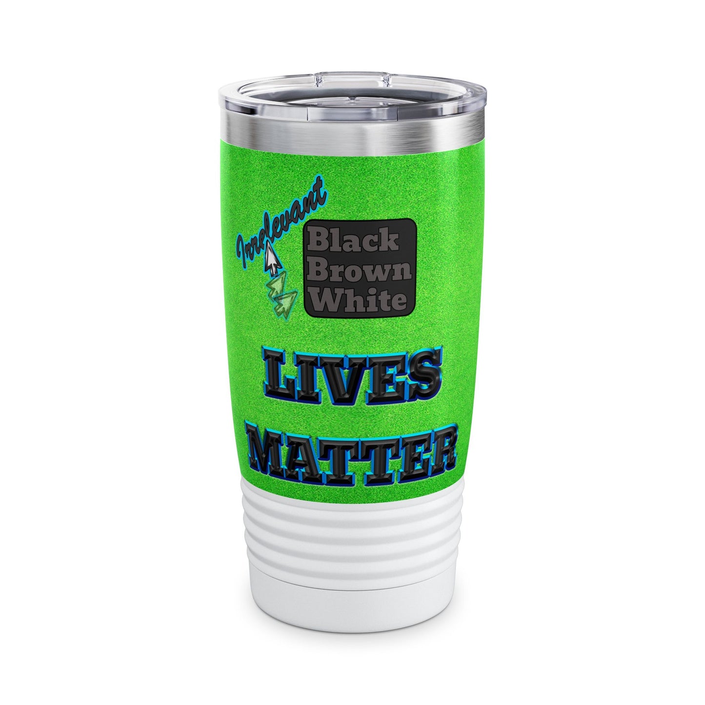 irrelevant - Ringneck Tumbler, 20oz (green turf)