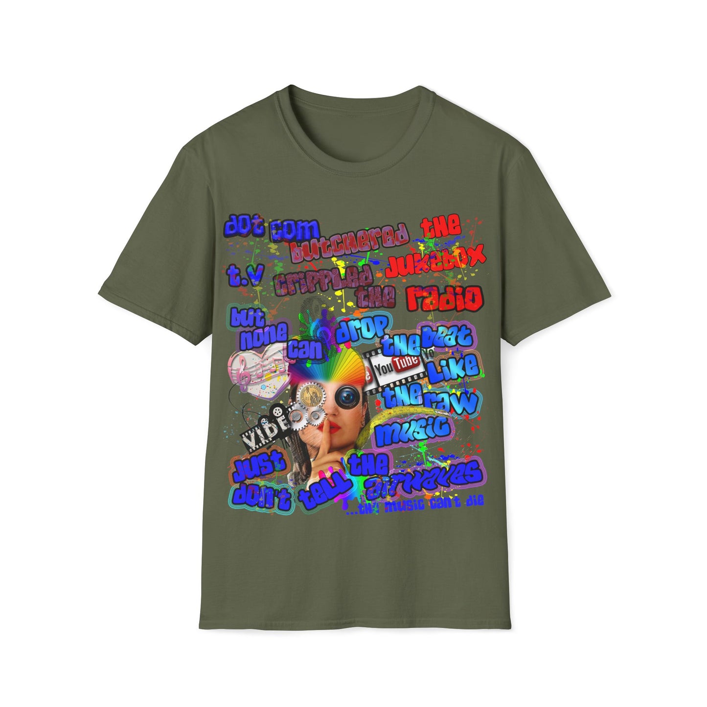 drop the beat - Unisex Softstyle T-Shirt