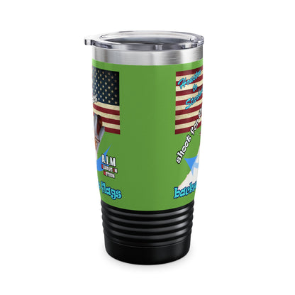 shoot for the stars - Ringneck Tumbler, 20oz (green)
