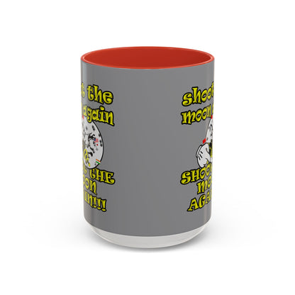 shoot the moon again - Accent Mug (grey)