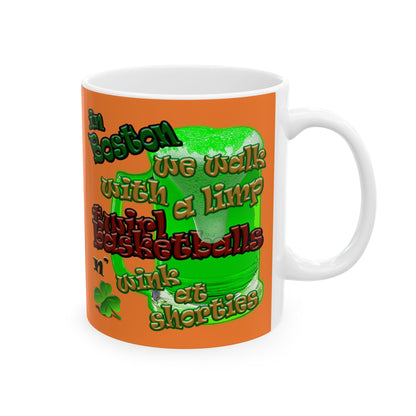 celtics logo - White Mug (crusta)