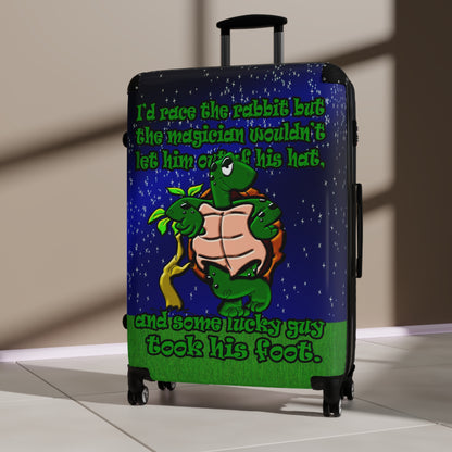 turtle race - Suitcase ('snoops' background)