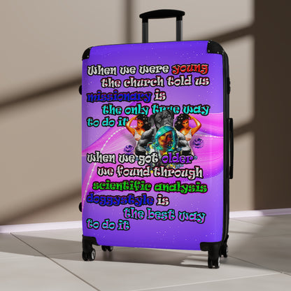 doggystyle - Suitcase (purple-pink wave)