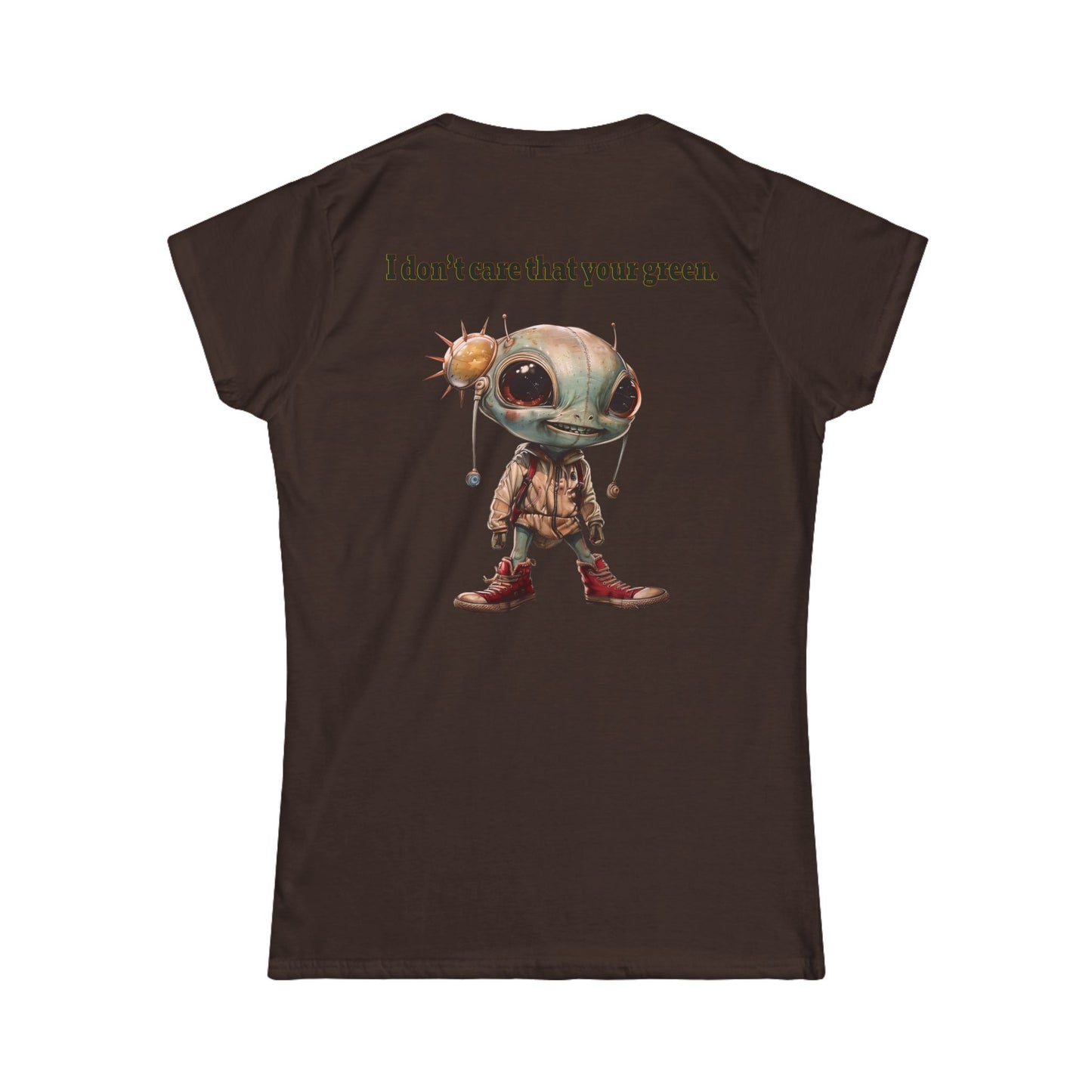 I don't care that your grey - Women's Softstyle Tee