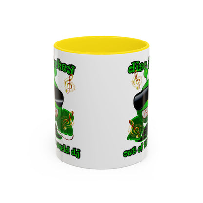 disc jockey - Accent Mug (white)