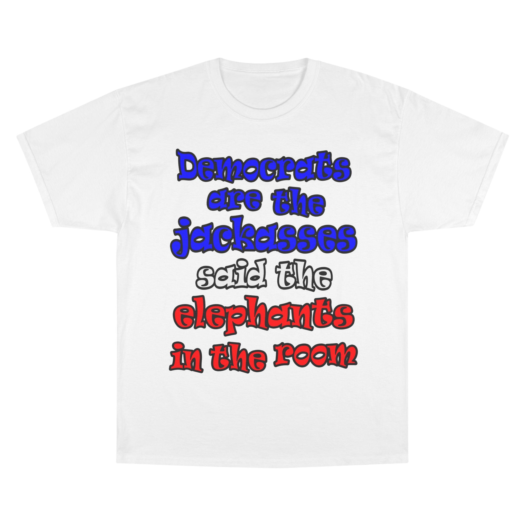 donkeys and elephants - Champion T-Shirt