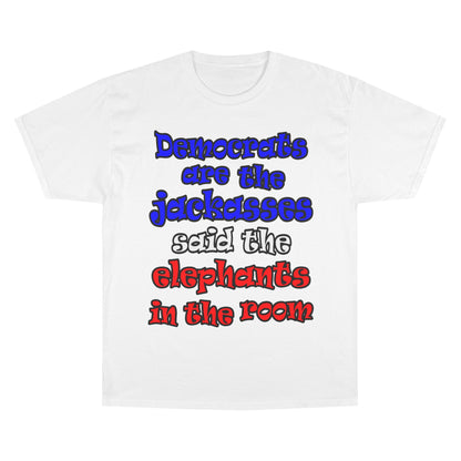 donkeys and elephants - Champion T-Shirt