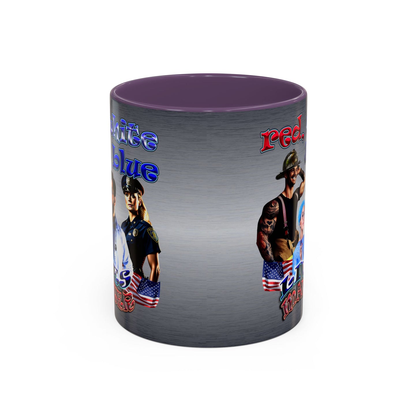 rw&b lives matter - Accent Mug (brushed nickel)