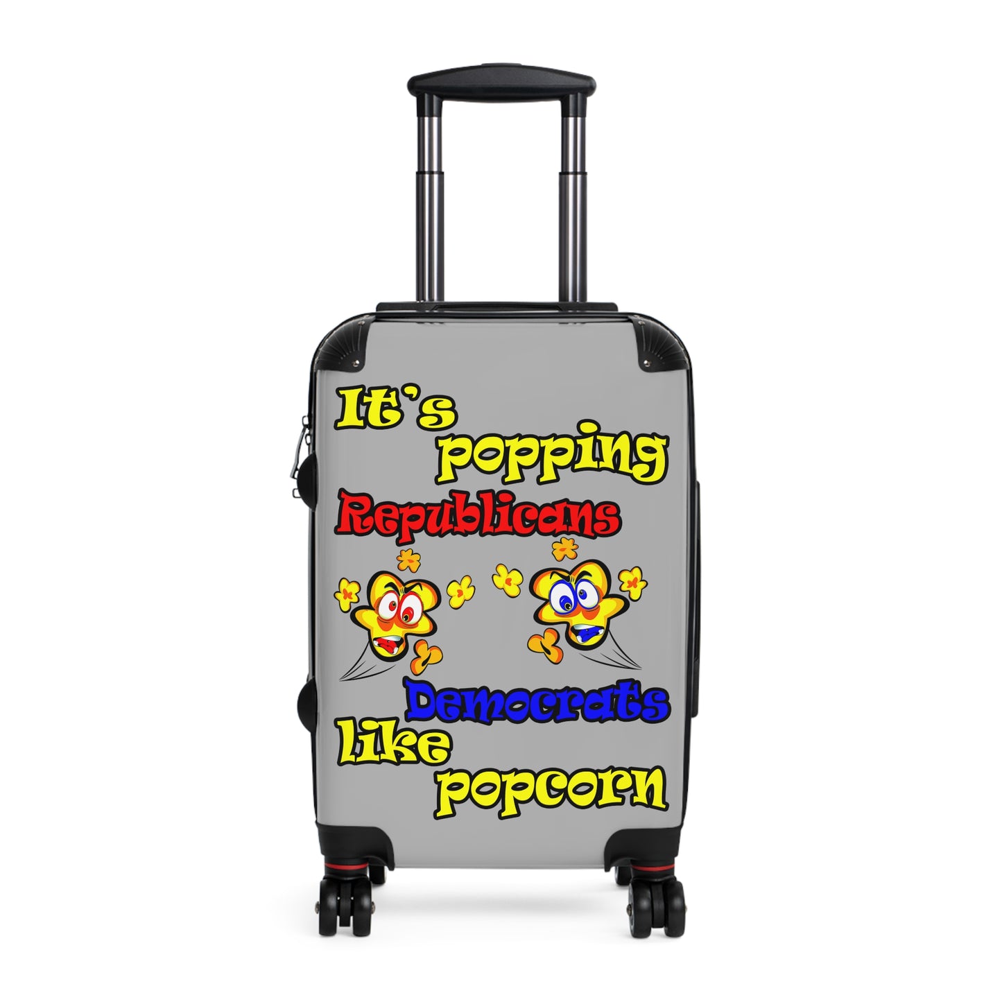 popping like popcorn - Suitcase (light grey)