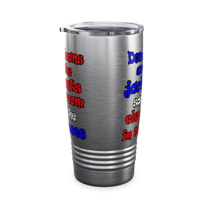 donkeys and elephants - Ringneck Tumbler, 20oz