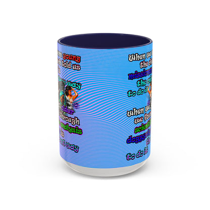 doggystyle - Accent Mug (light blue-purple wave)