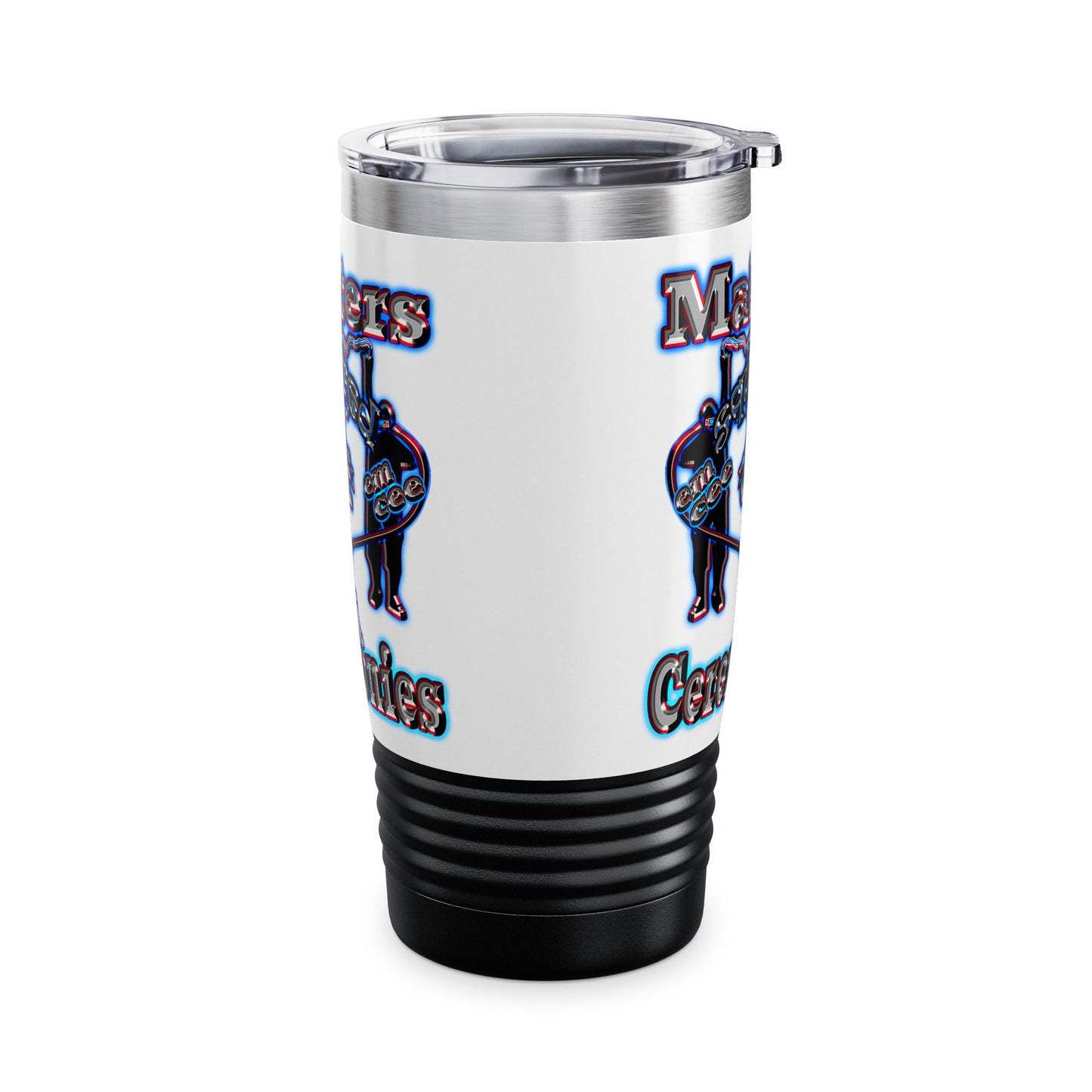 em cee squared - Ringneck Tumbler, 20oz (white)