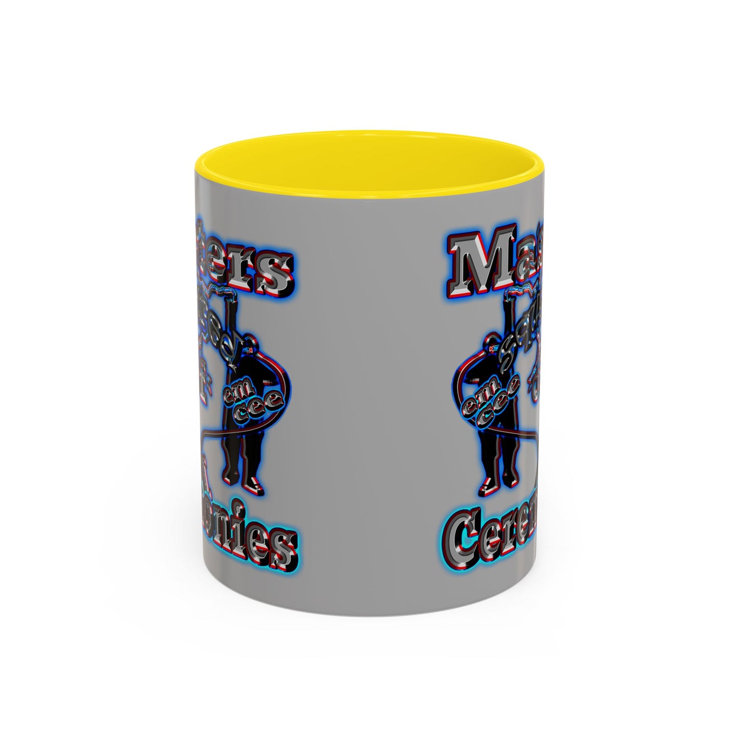 em cee squared - Accent Mug (light grey)
