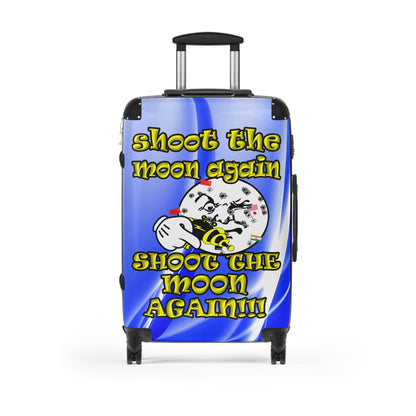 shoot the moon again - Suitcase (blue-white wave)