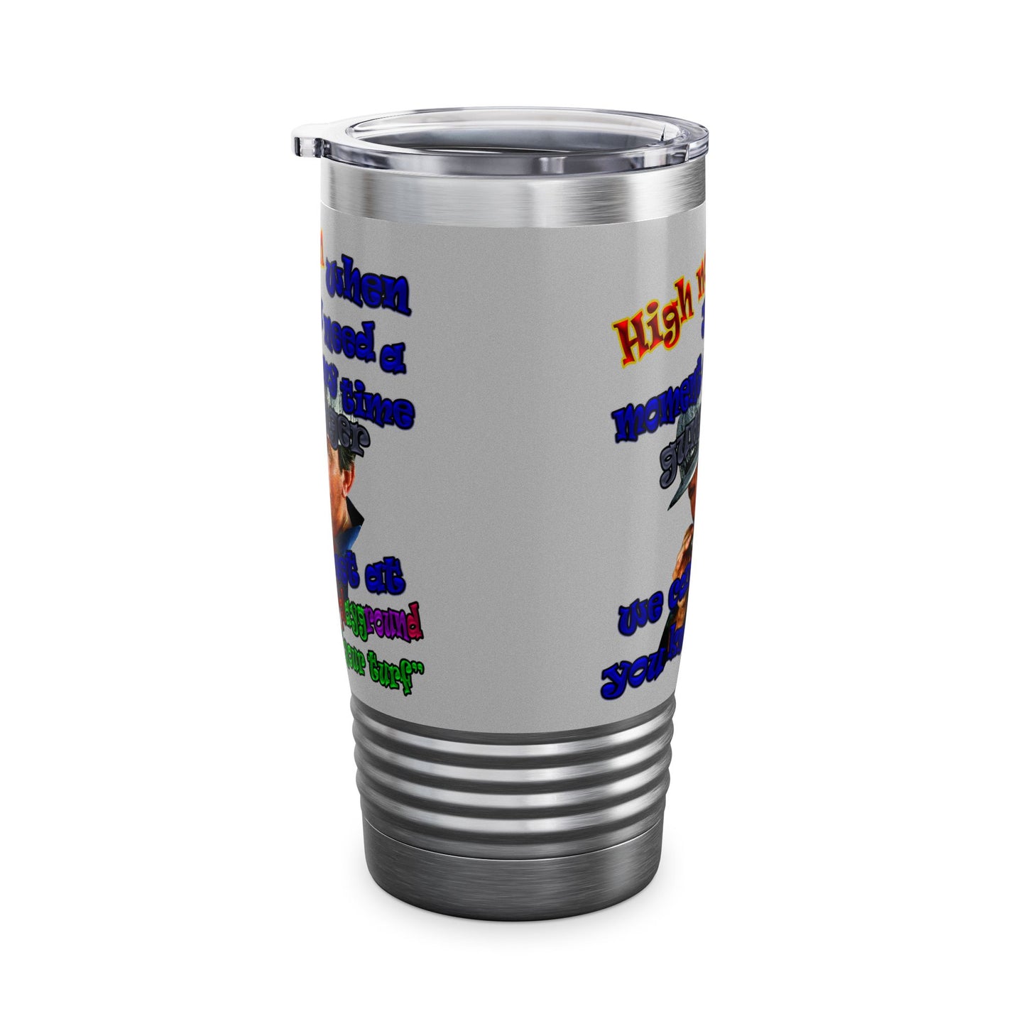 high noon - Ringneck Tumbler, 20oz (light grey)
