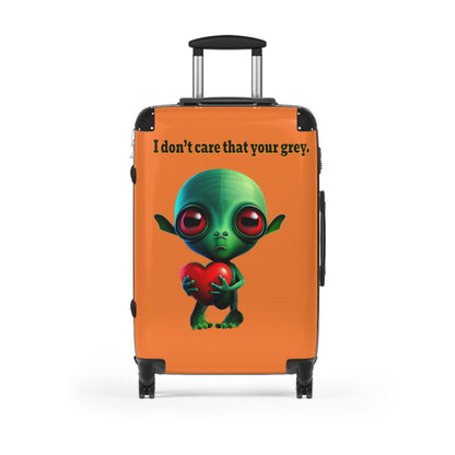 I don't care that your grey - Suitcase (crusta)
