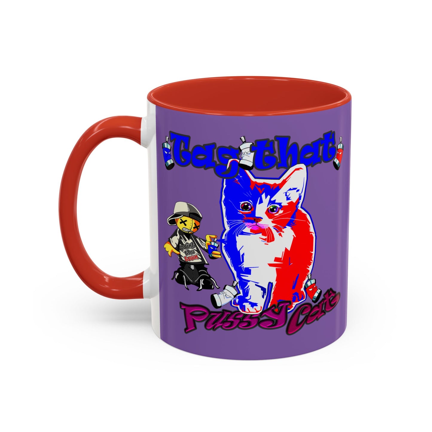 tag that - Accent Mug (light purple)