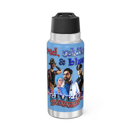 rw&b lives matter - Gator Tumbler, 32oz (light blue)
