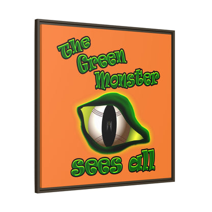 green monster - framed canvas art (crusta)