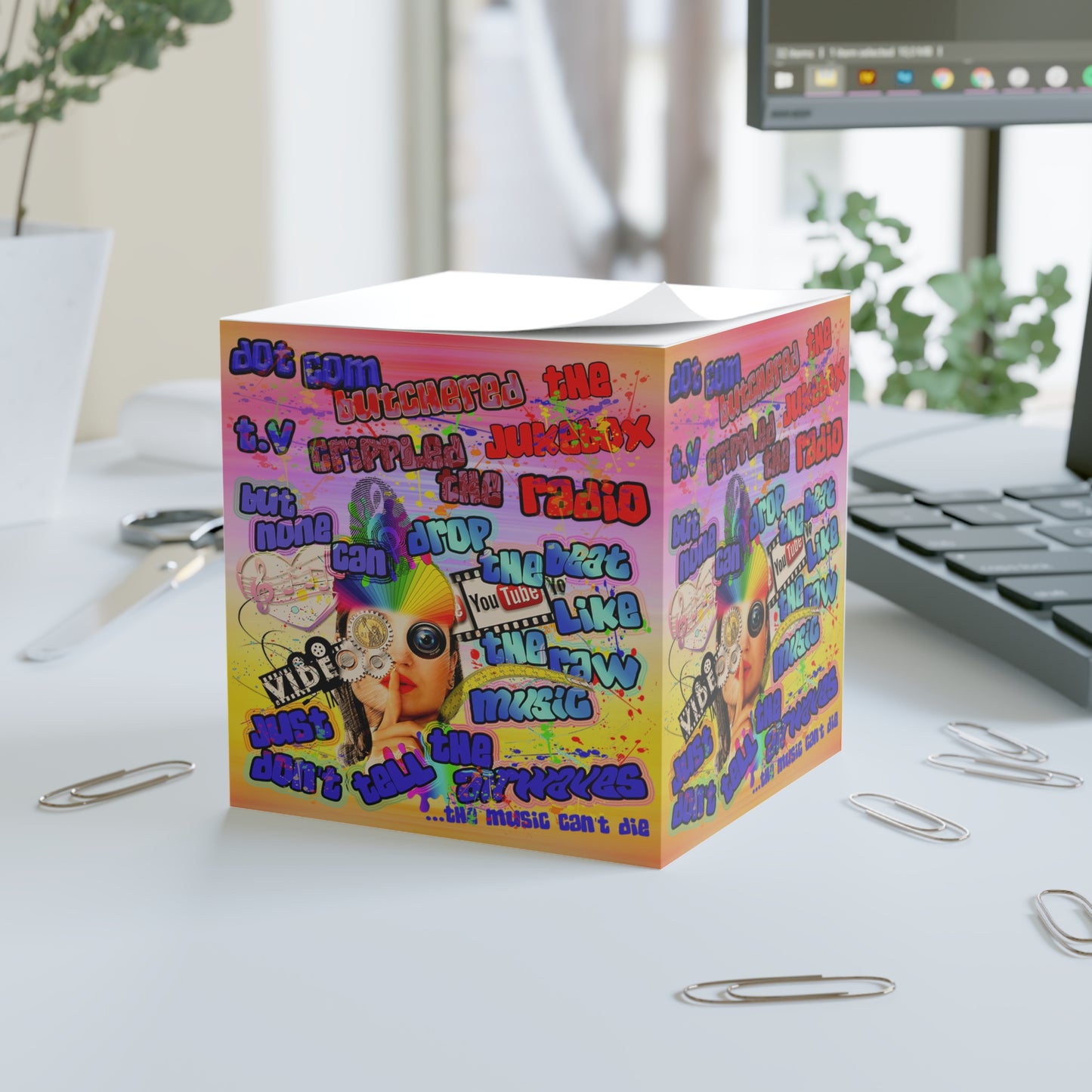 drop the beat - note cube (color blur)