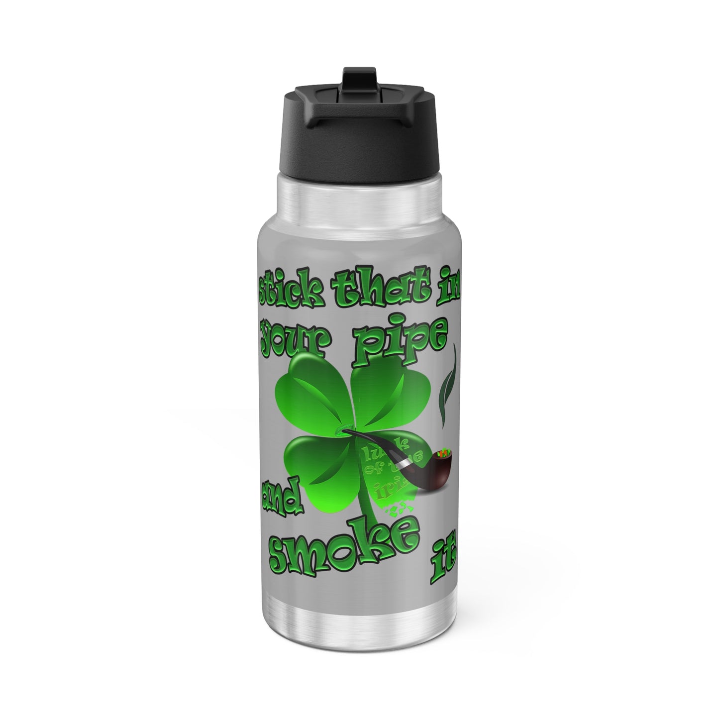 celtics logo - Gator Tumbler, 32oz (light grey)