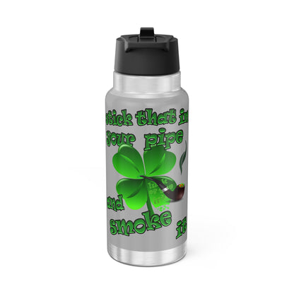 celtics logo - Gator Tumbler, 32oz (light grey)