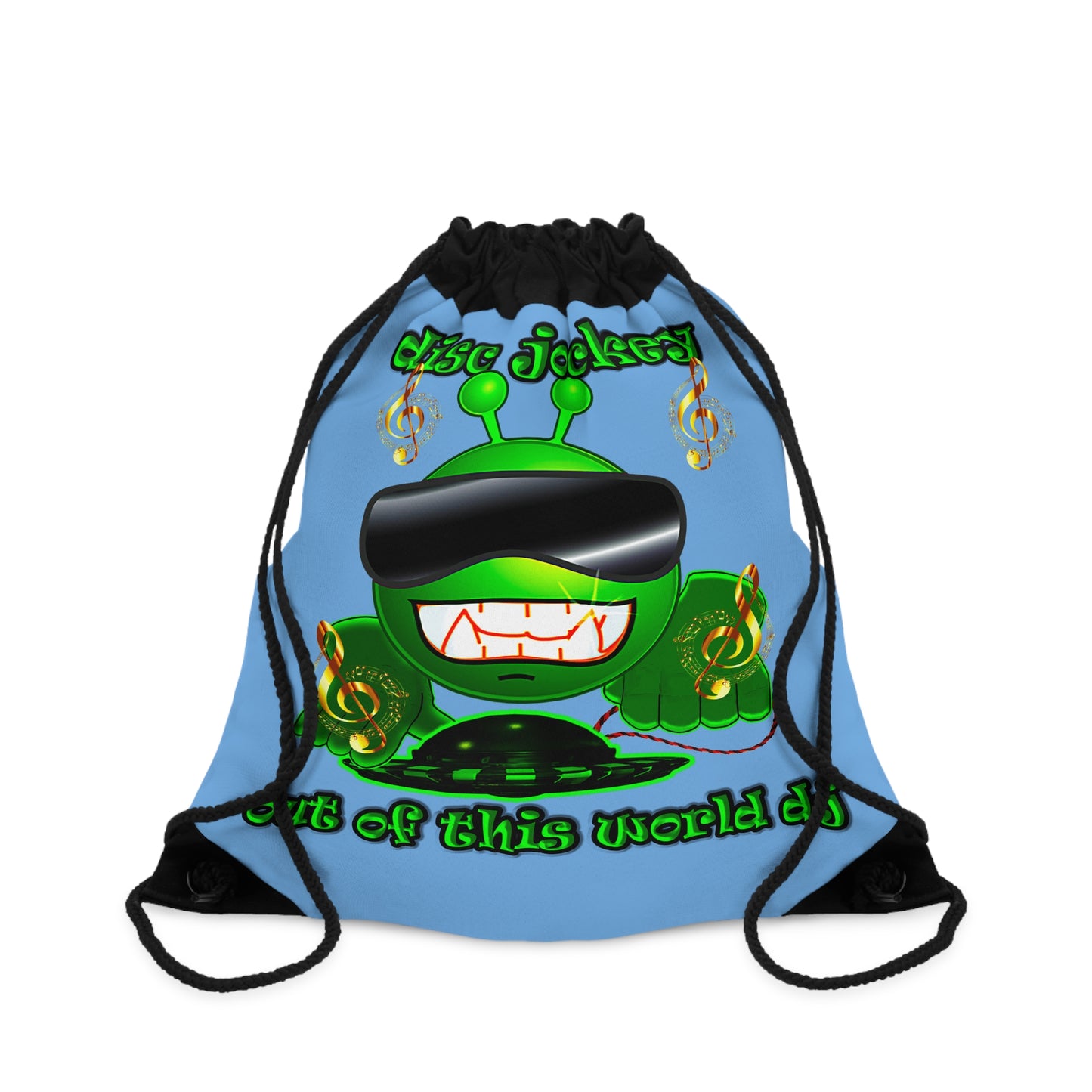 disc jockey - Drawstring Bag (light blue)