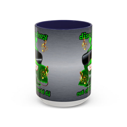 disc jockey - Accent Mug (brushed nickel)