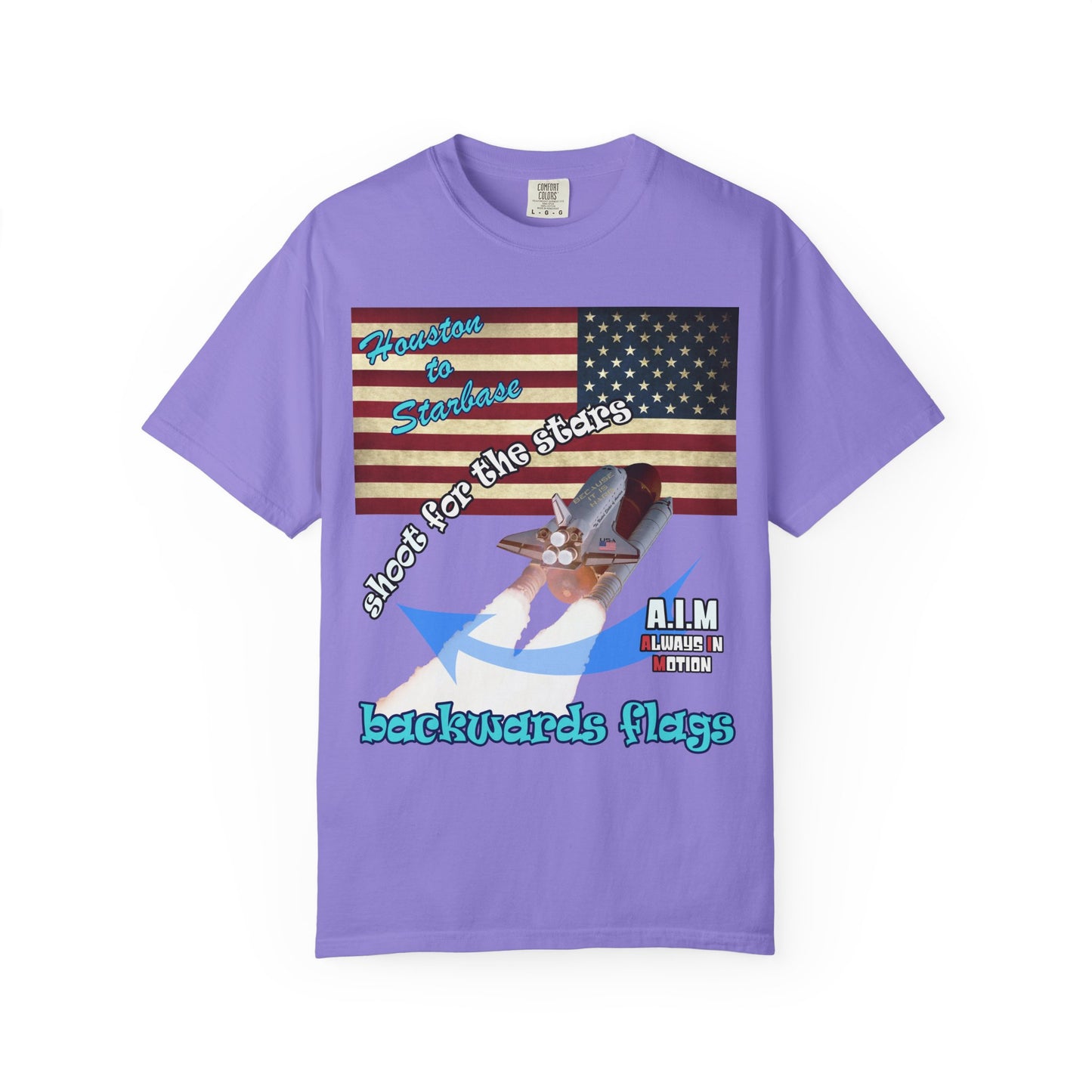 shoot for the stars - Unisex Garment-Dyed T-shirt