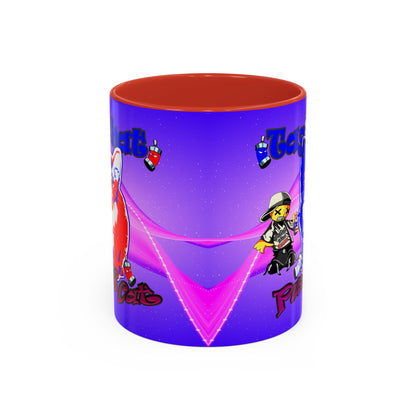 tag that - Accent Mug (purple-pink wave)