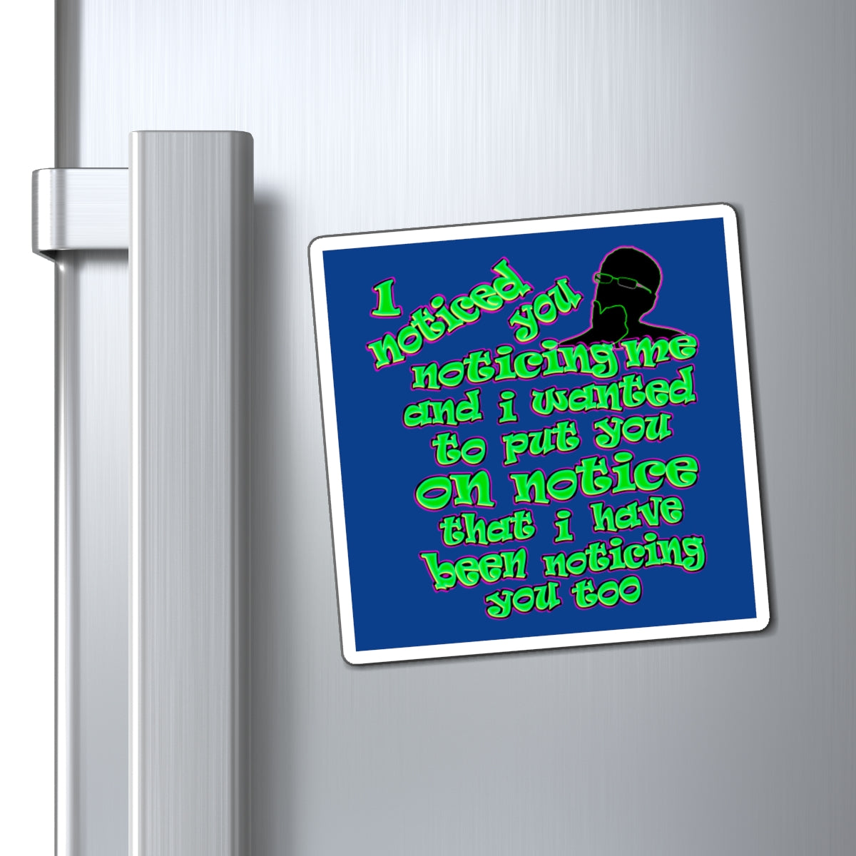 noticed you noticing - Magnets - (dark blue)