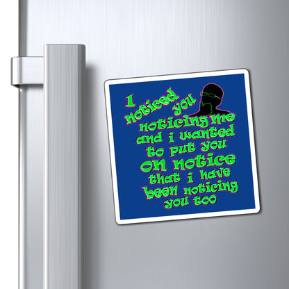 noticed you noticing - Magnets - (dark blue)