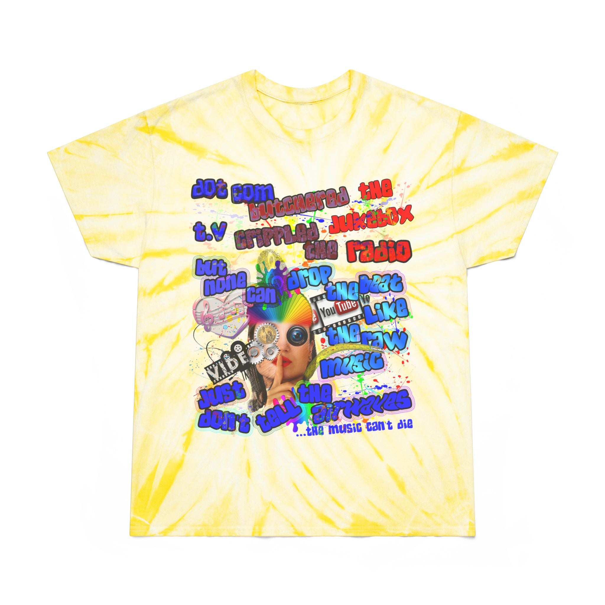 drop the beat - Tie-Dye Tee, Cyclone