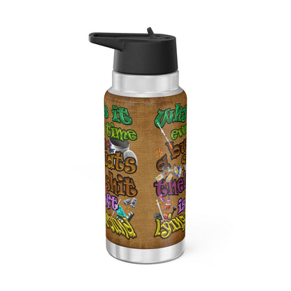 the bum's shit - Gator Tumbler, 32oz (brown papyrus)