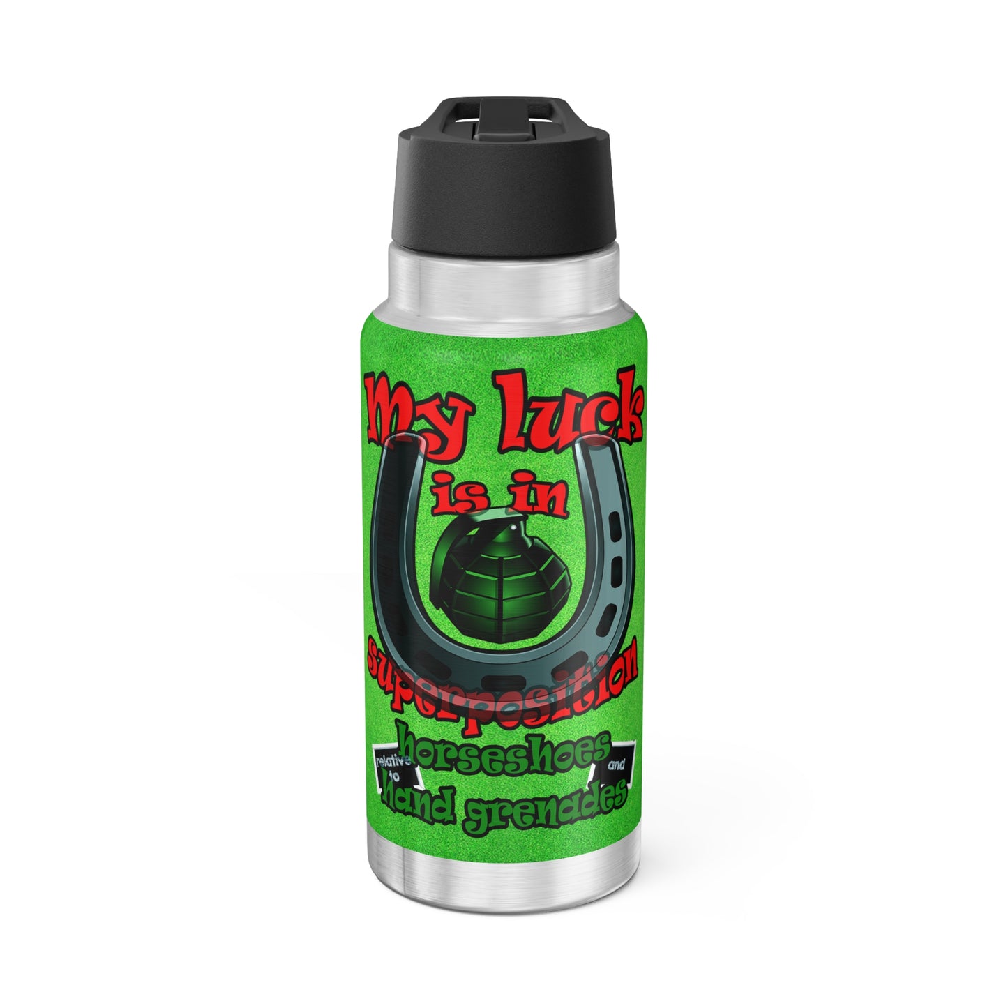 my luck - Gator Tumbler, 32oz  (green turf)