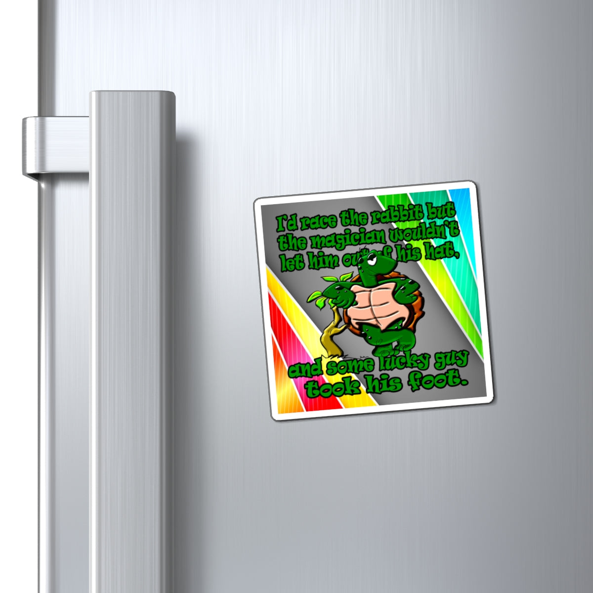turtle race - Magnets - (rainbow split)