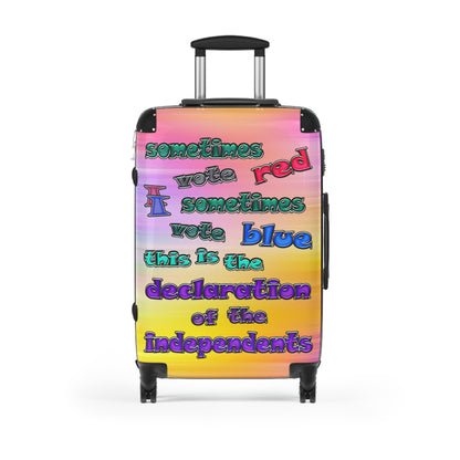 declaration of the independents - Suitcase (color blur)