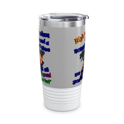 high noon - Ringneck Tumbler, 20oz (light grey)