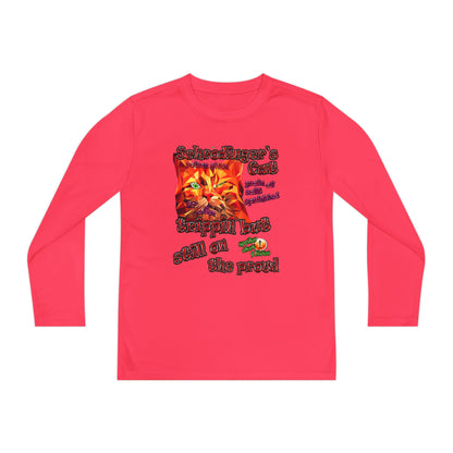 schrodinger's cat - Youth Long Sleeve Competitor Tee