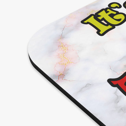popping like popcorn - Mouse Pad (Rectangle) (white marble)