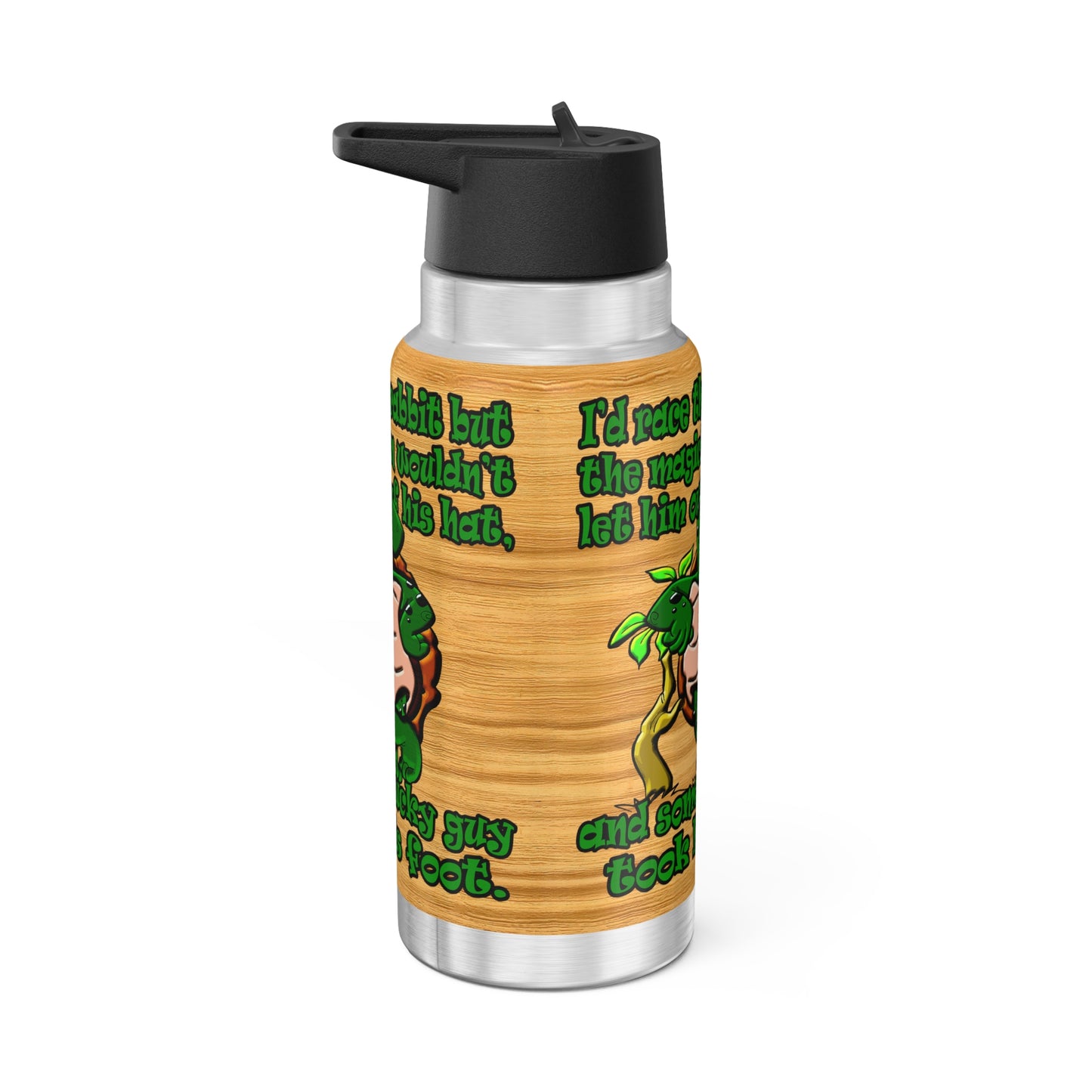 turtle race - Gator Tumbler, 32oz  (butterscotch wood finish)