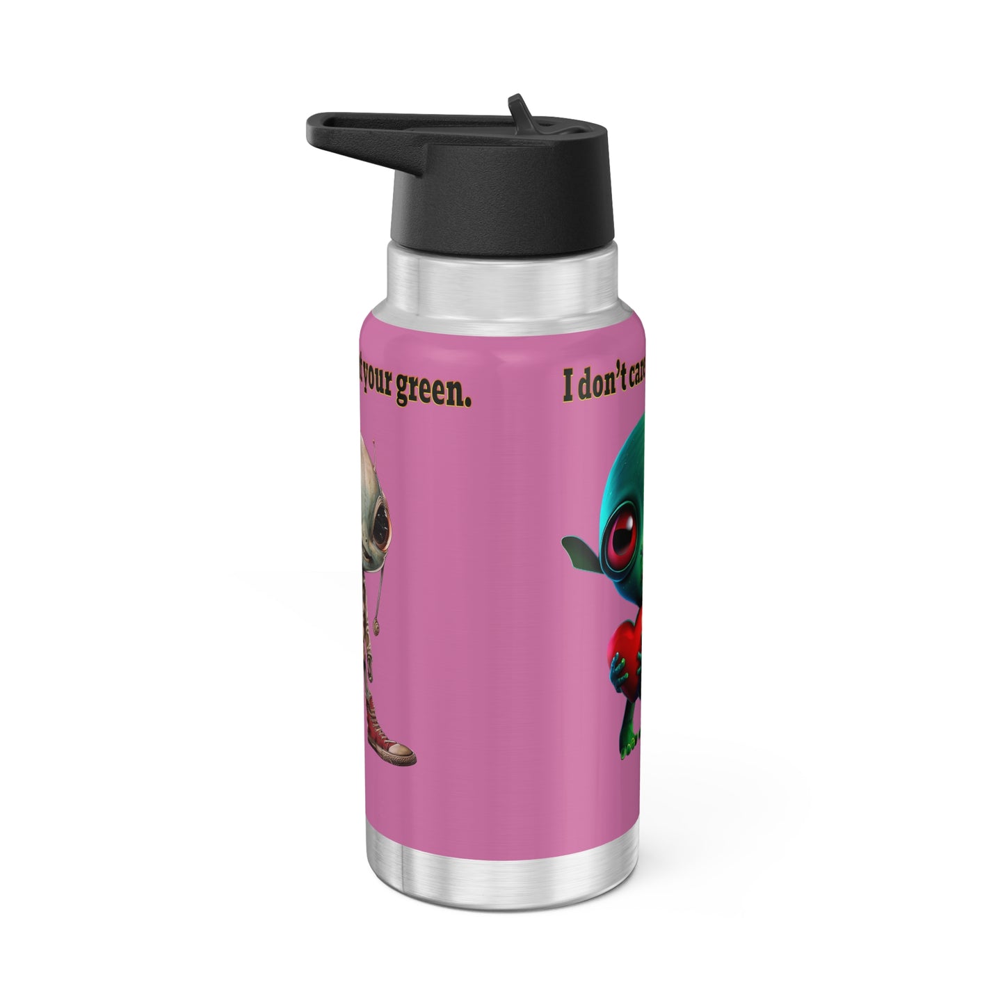 I don't care that your grey - Gator Tumbler, 32oz (light pink)
