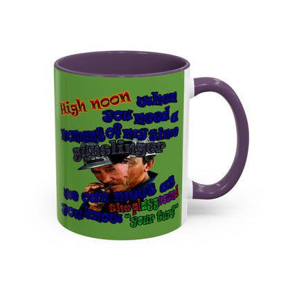high noon - Accent Mug (green)