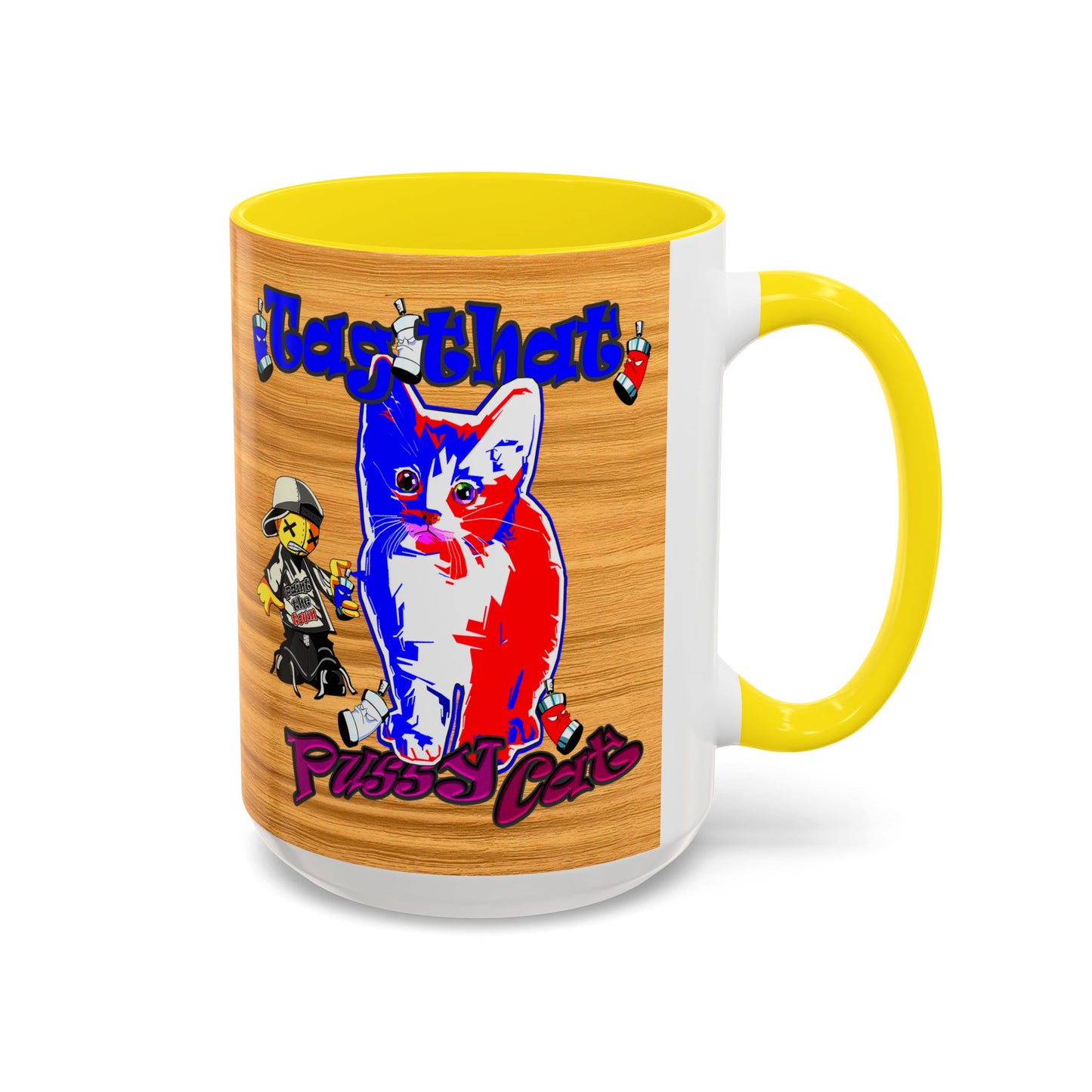 tag that - Accent Mug (butterscotch wood finish)