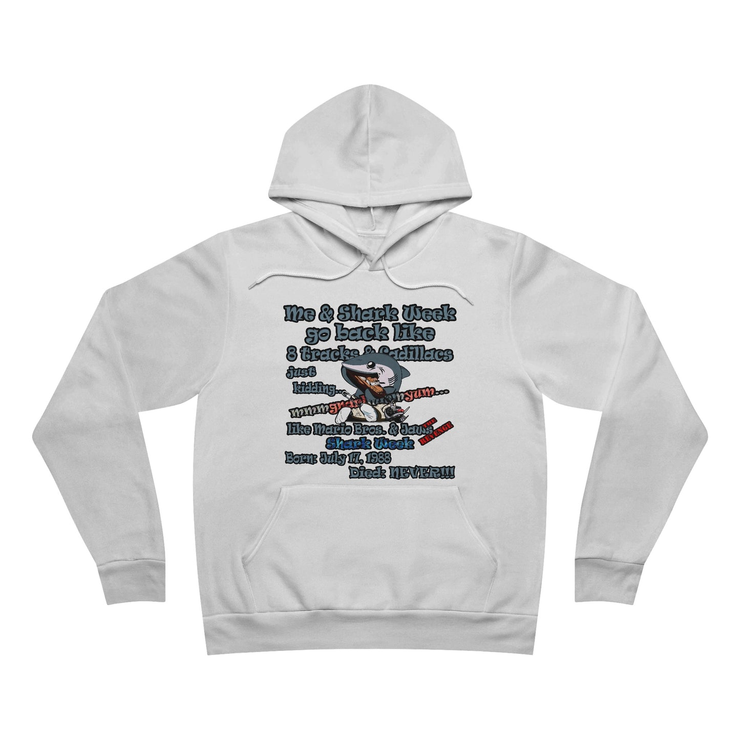 shark week - Unisex Sponge Fleece Pullover Hoodie