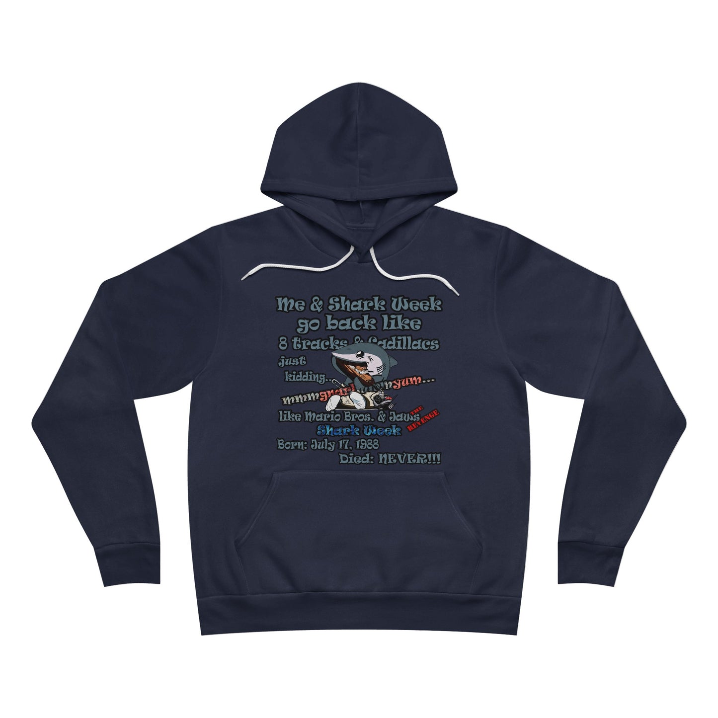 shark week - Unisex Sponge Fleece Pullover Hoodie
