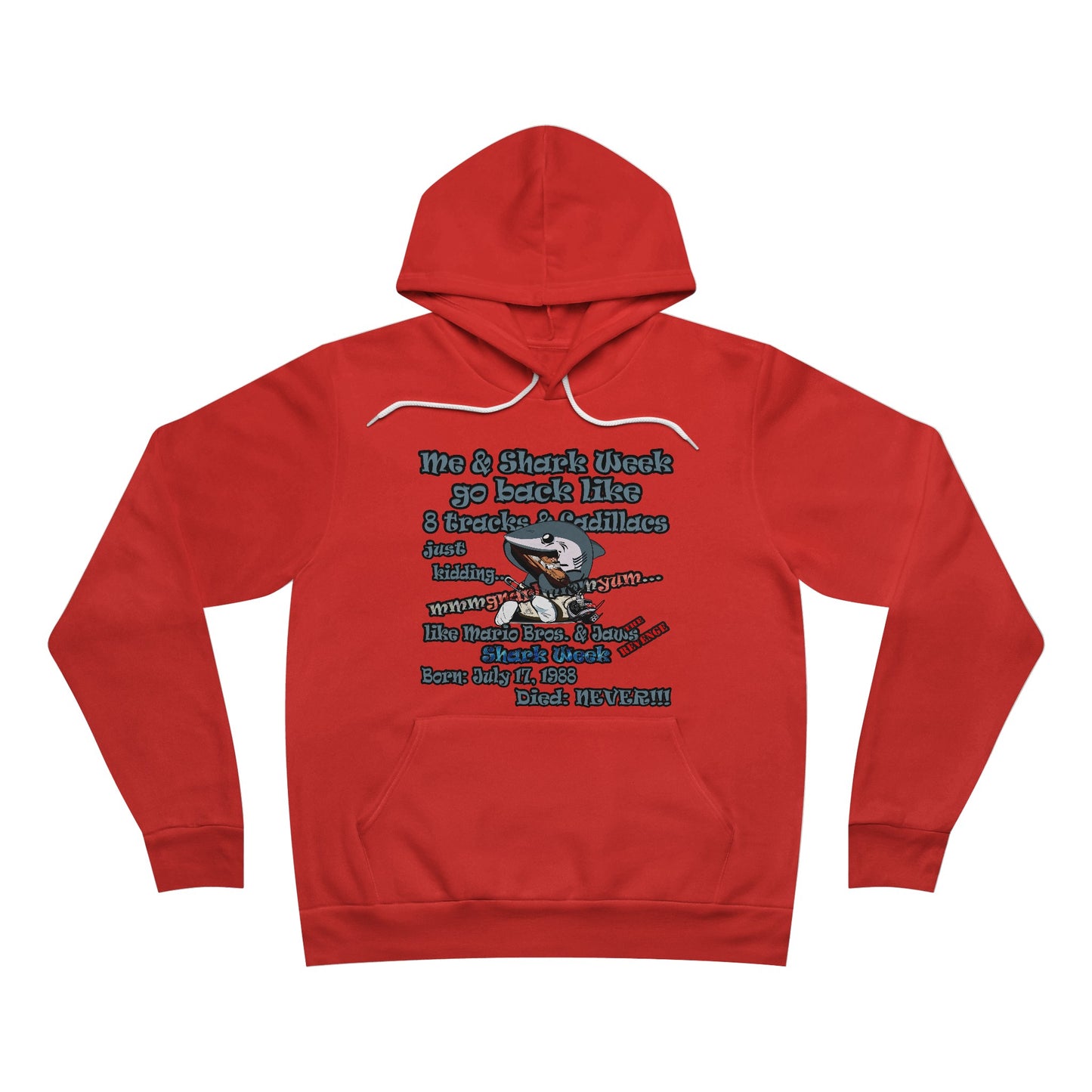 shark week - Unisex Sponge Fleece Pullover Hoodie