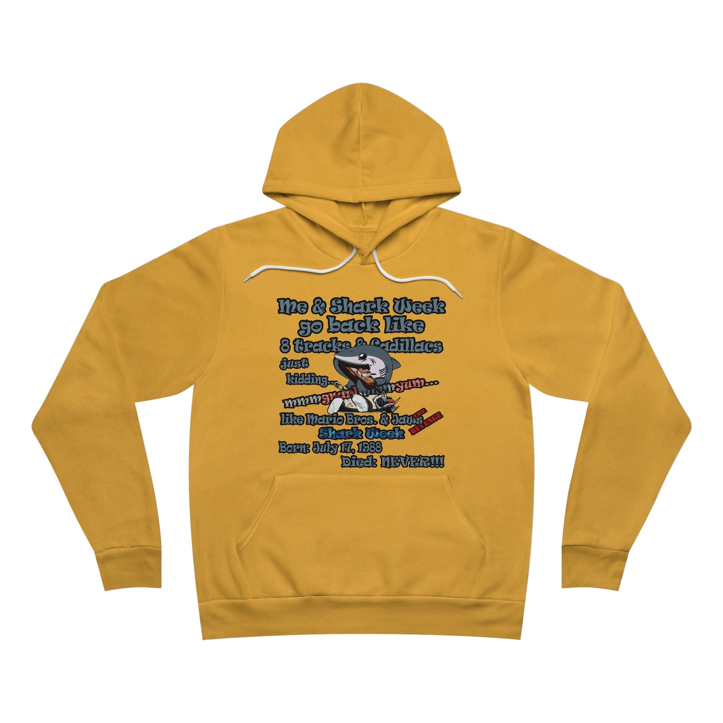shark week - Unisex Sponge Fleece Pullover Hoodie