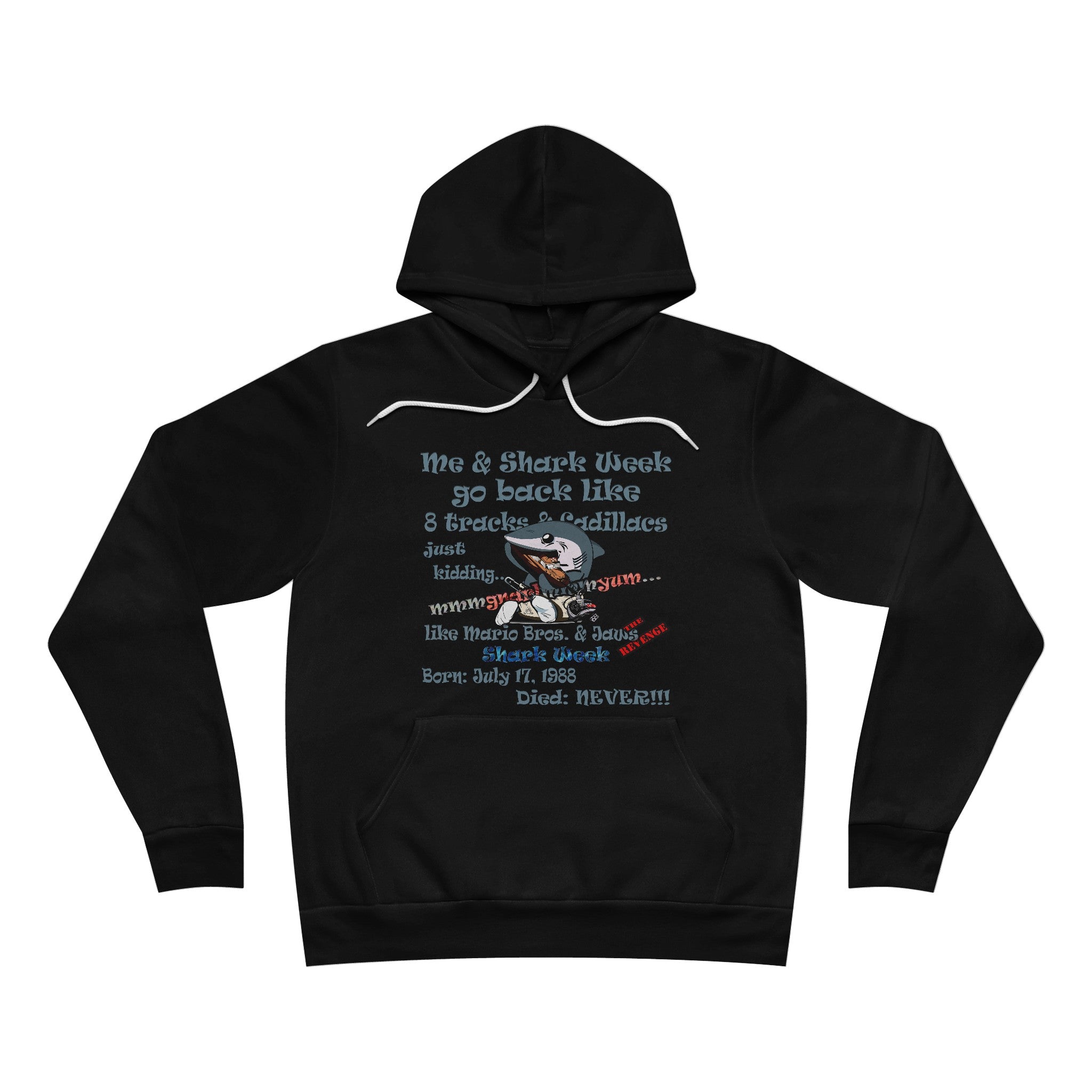 shark week - Unisex Sponge Fleece Pullover Hoodie